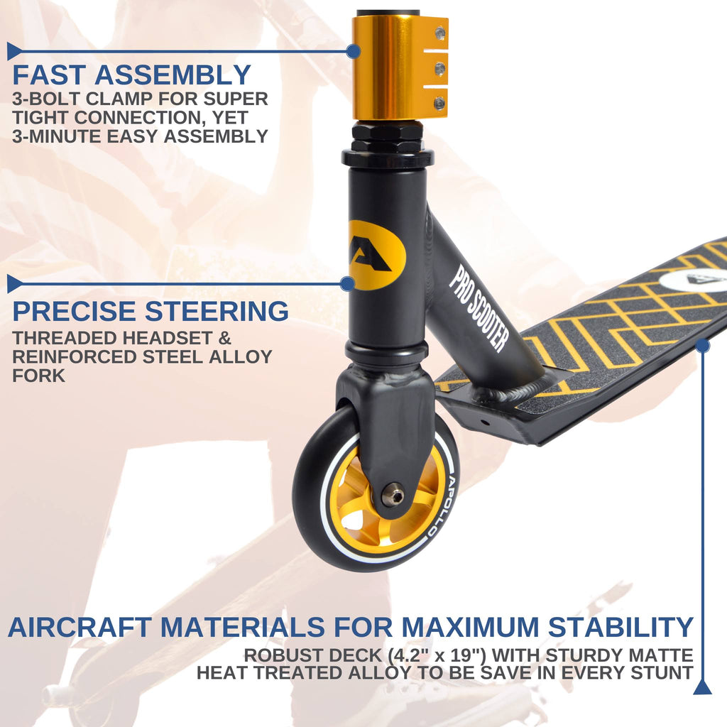 Gold Stunt Scooter F341357