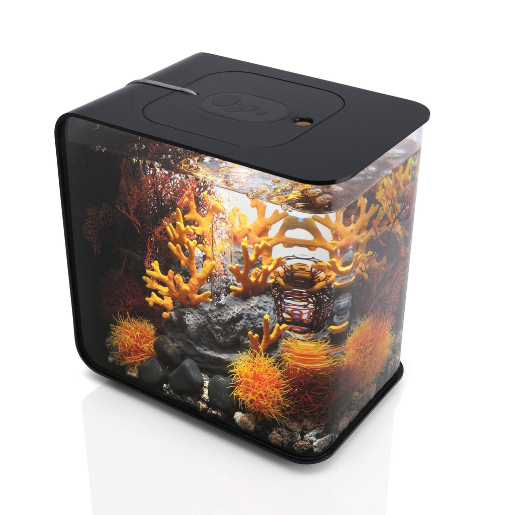 4 Gallon Black Aquarium with LED Light U1015