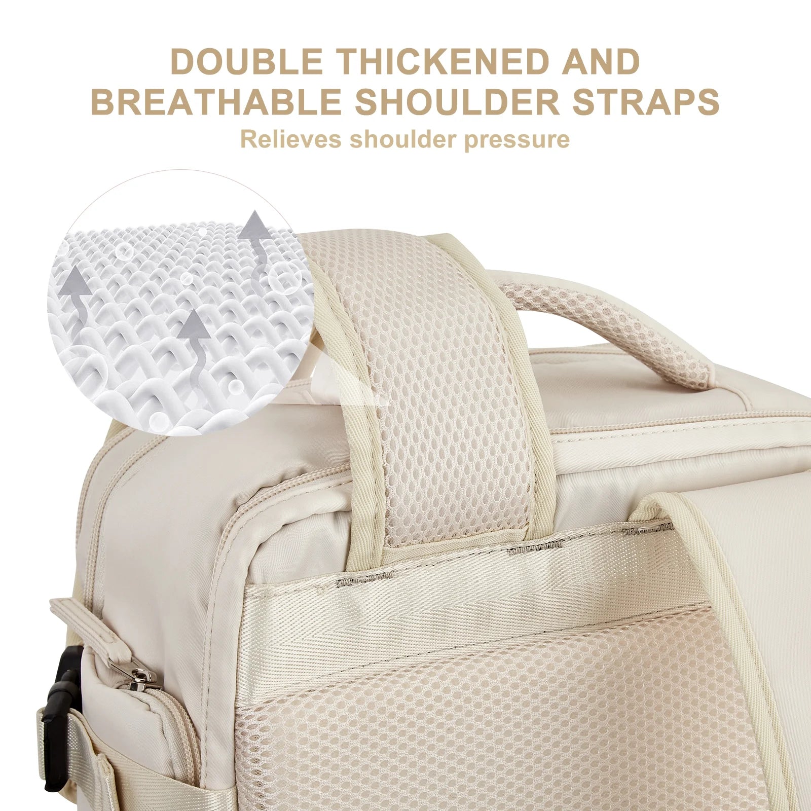 Waterproof Travel Backpack with USB Charging Port Shoes Compartment F317
