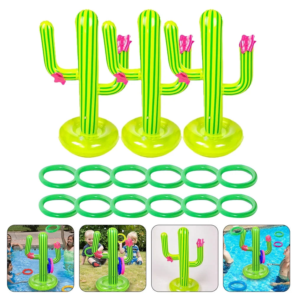 Cactus Ring Toys Inflatable Plushies Pvc W44349
