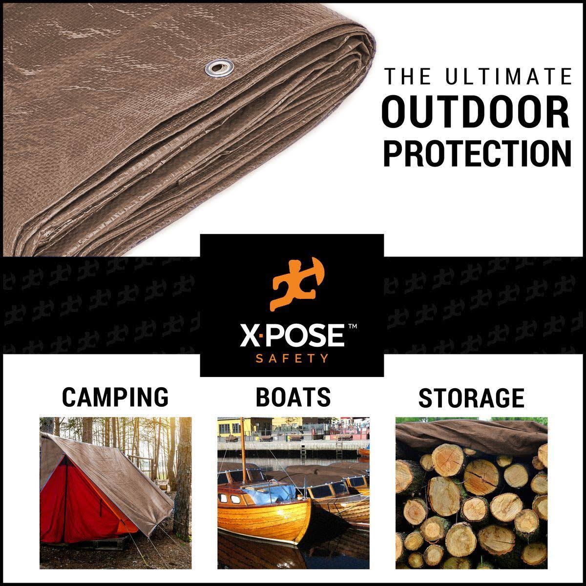 Brown Poly Tarps 15 x 30 - Case of 6 S39531