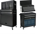 8-Drawer Blue Rolling Tool Chest with Lock V698
