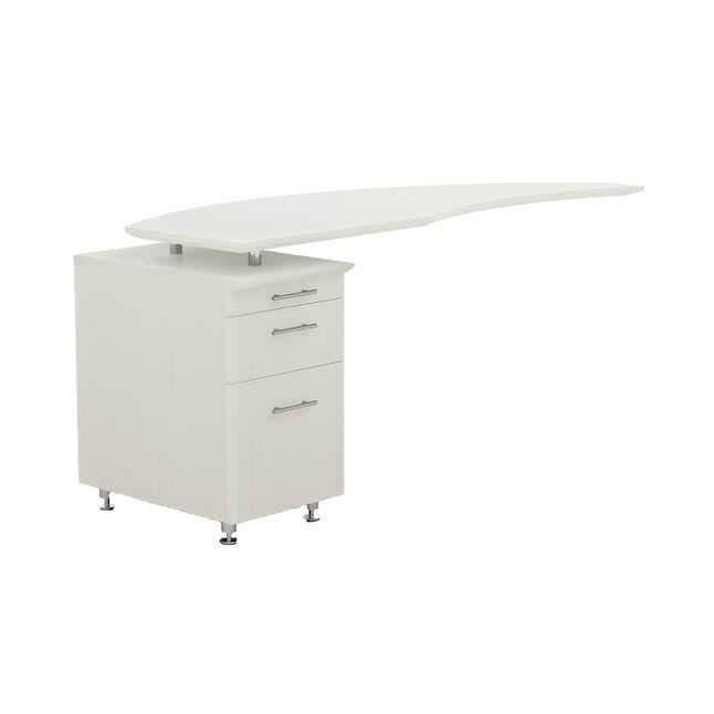 Textured Sea Salt Curved Desk Return D24522