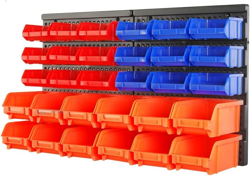 36-Pcs Bin Storage Rack Shelving Pack of 2 J5901