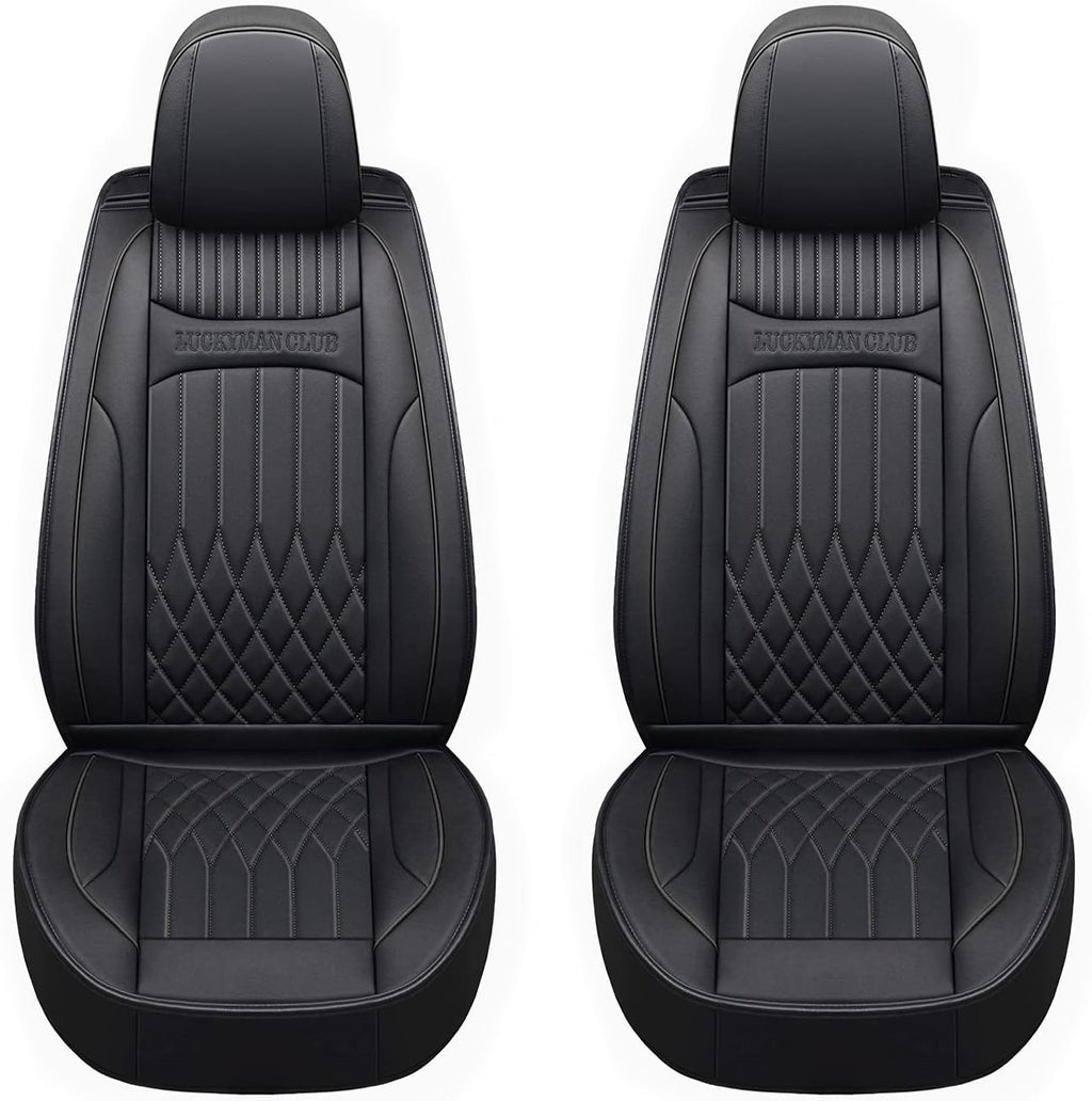 Black Universal Front Car Seat Covers O8220