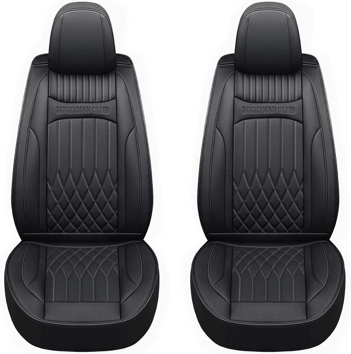 Black Universal Front Car Seat Covers O8220