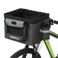 Foldable Front Basket Removable Bike Basket Dog Cat Carrier Camping Tote Bag T560064