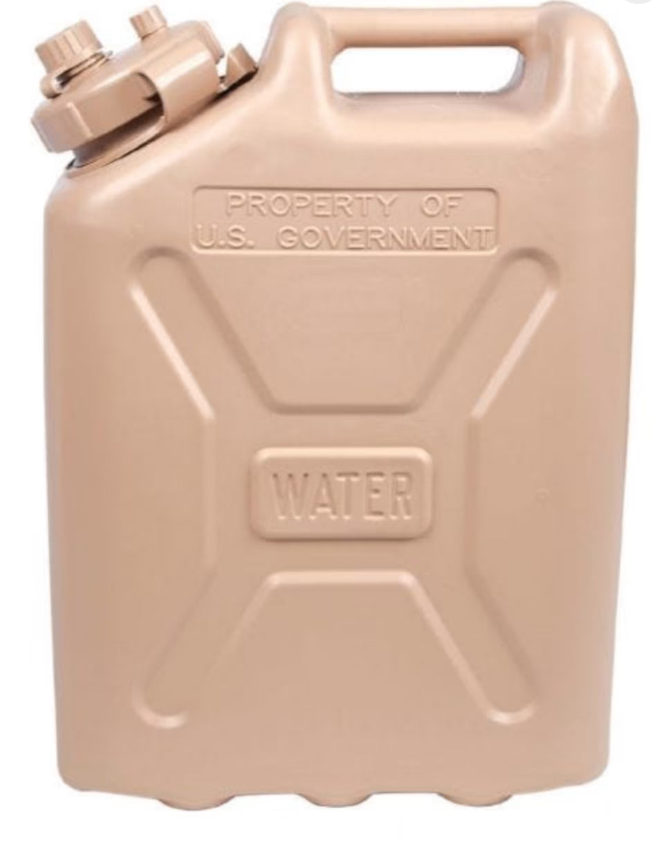 5 Gallon Plastic Water Can G2671