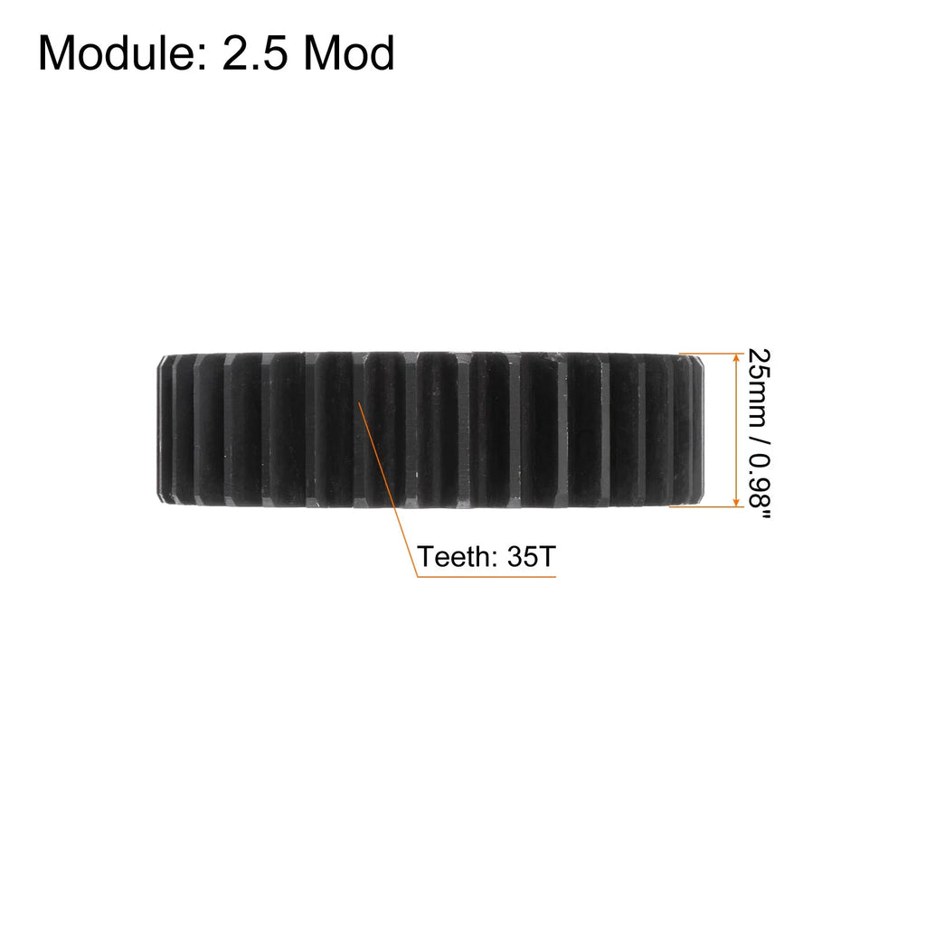 Straight Spur Gear 35T 2.5 Module 45# Steel E13127