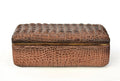 Multi Color Faux Croc Skin Textured Box O850