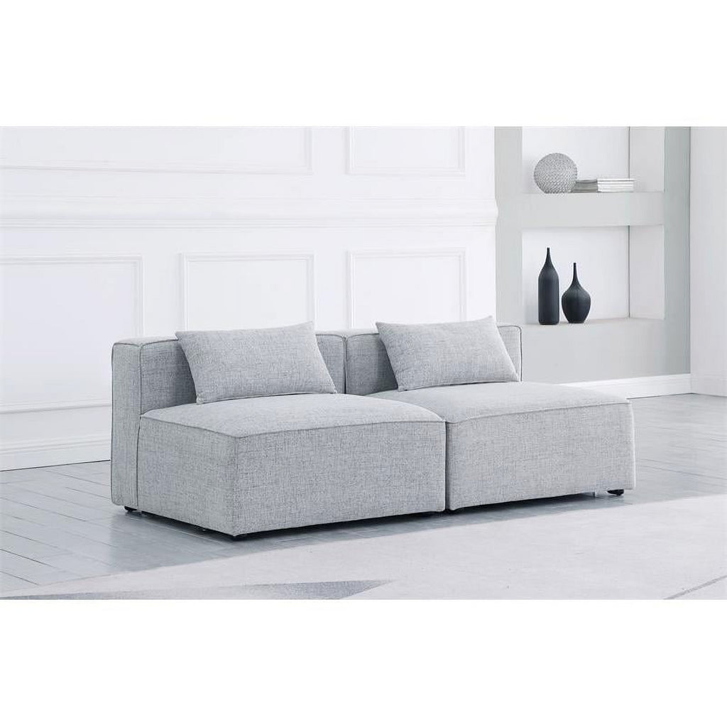 Grey Linen Modular Sofa P9279