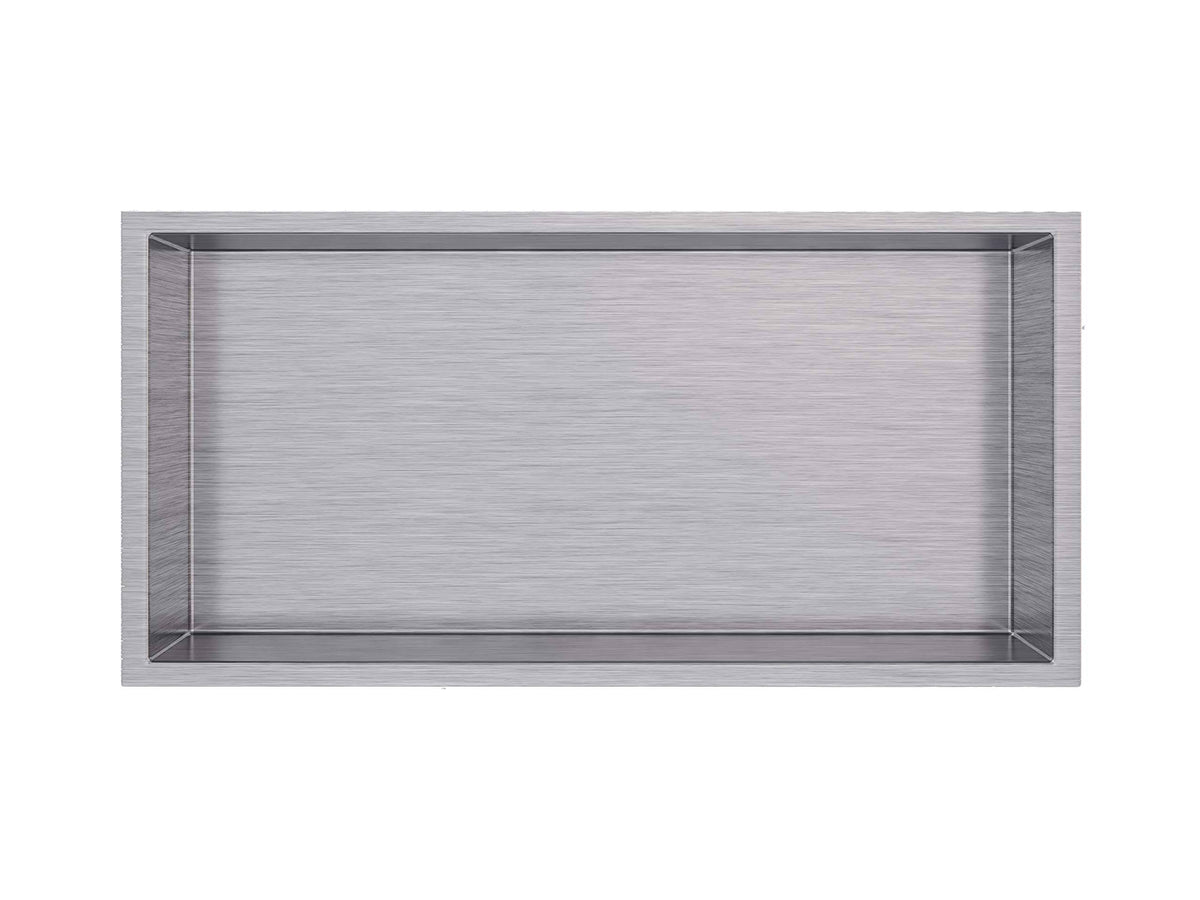 24x22 Brushed Stainless Steel Shower Niche C839