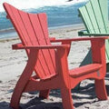 Caribbean Blue Wash Wood Adirondack Chair C59539
