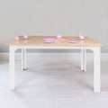 White 42-Inch Wood Veneer Kids Table O448929