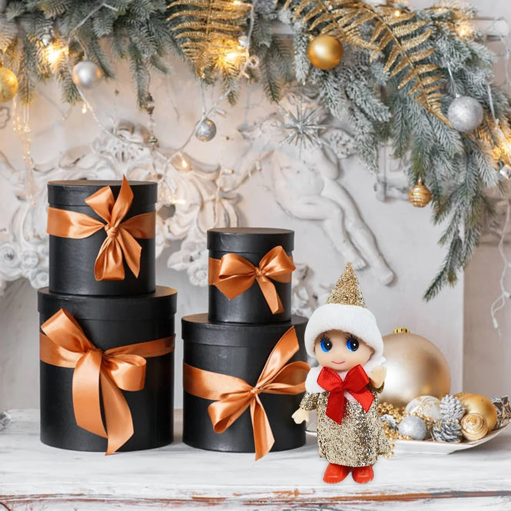 4 Pcs Christmas Elf Doll Toys D4788