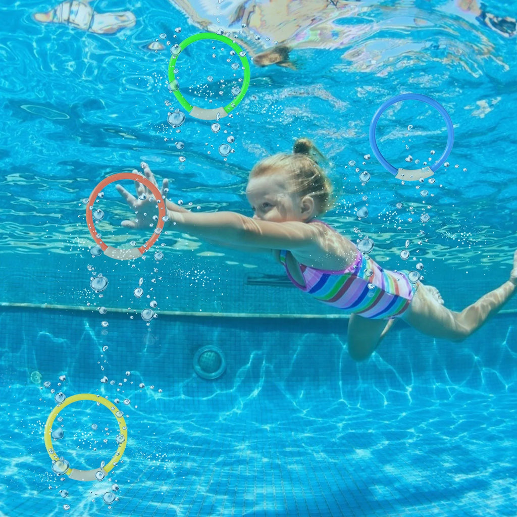 Colorful Pool Sink Ring Toy for Kids N5328