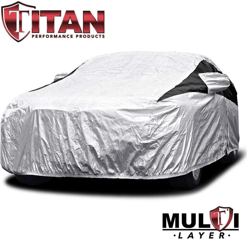 Multi-Layer PEVA Car Cover for Compact SUV 170-187", Pack of 2 O46811