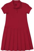 Red Pique Polo Dress A5911
