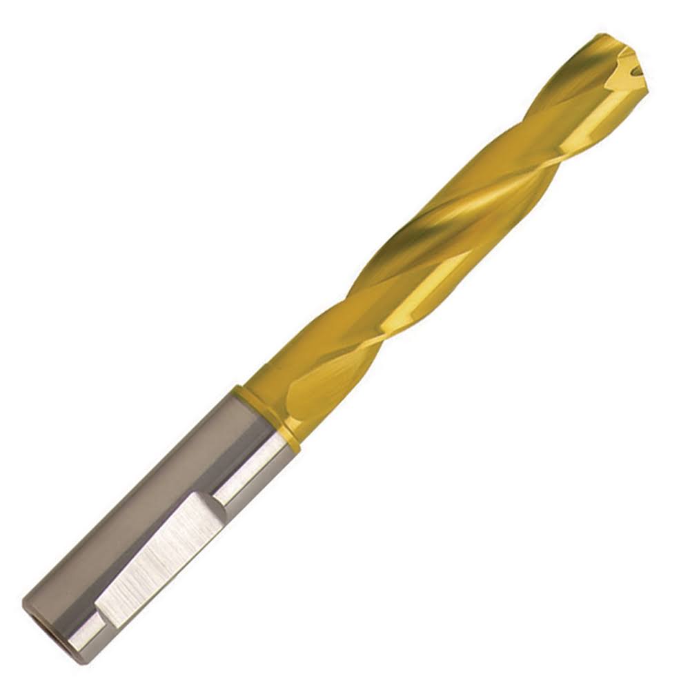 14.8mm Carbide Coolant Fed Drill with Flat Shank, 83mm LOC Z50244