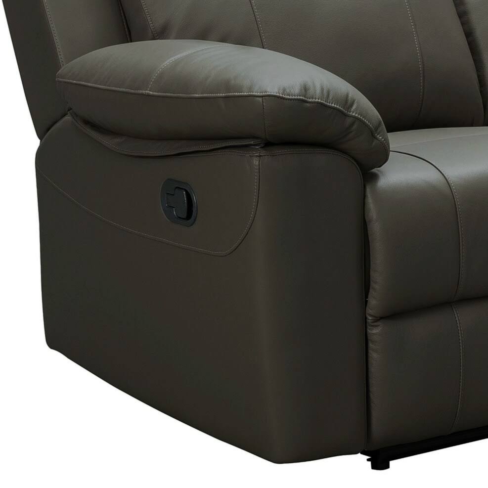 Dark Brown Top Grain Leather Recliner R502