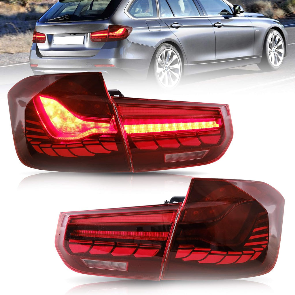 Tail lights Assembly for BMW 3 Series F30, Red E2573