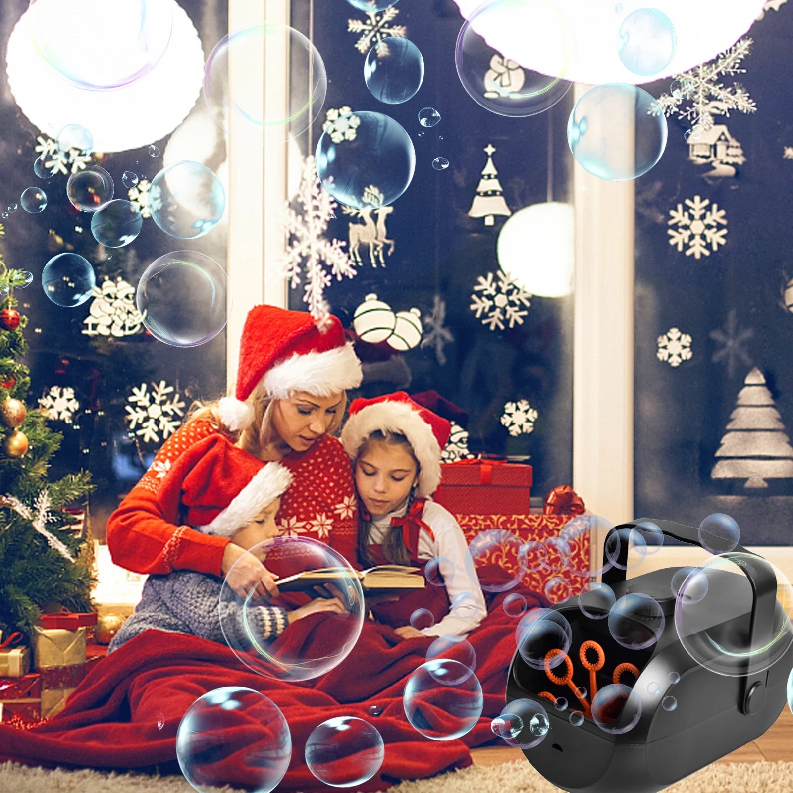 Portable Rechargeable Bubble Machine F3264