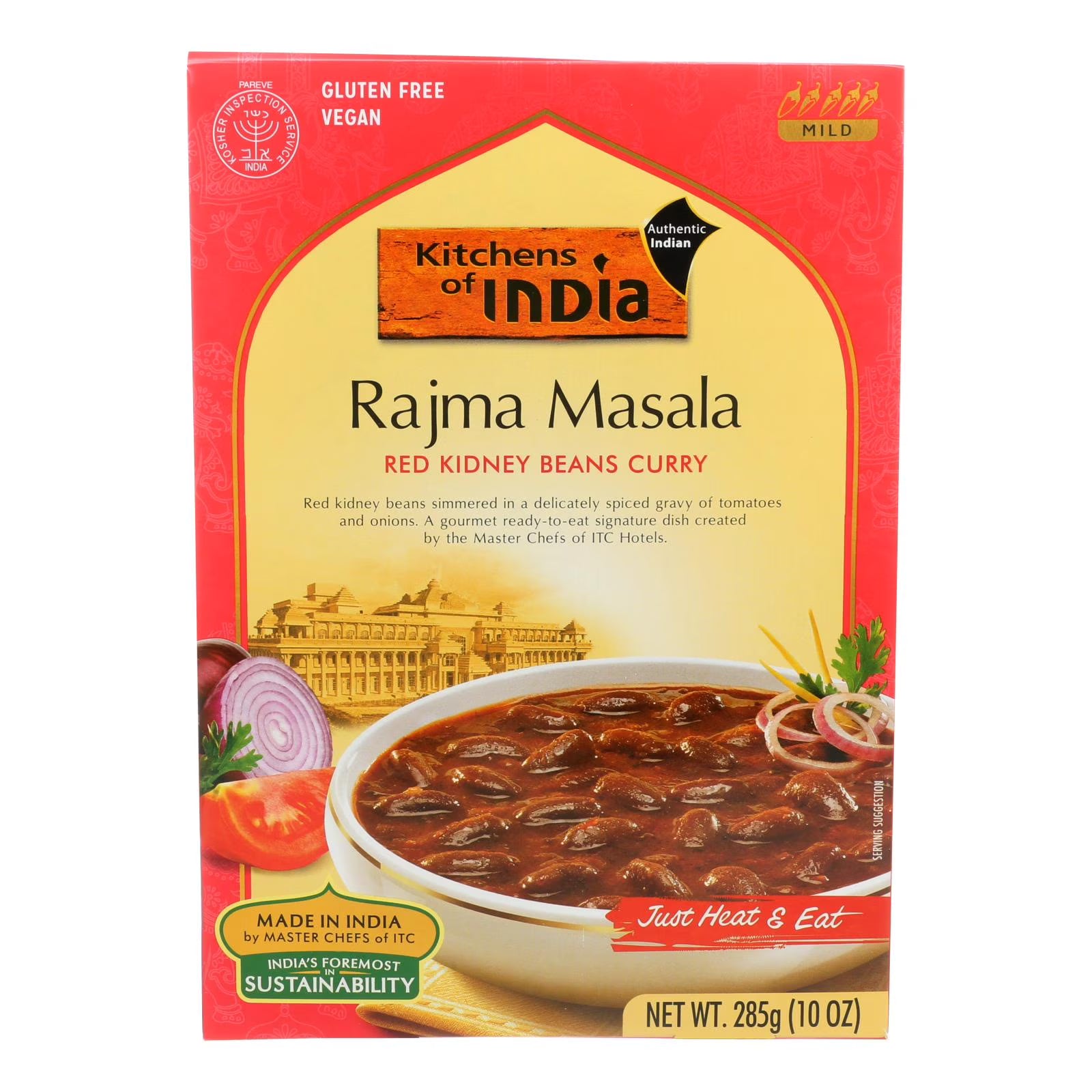 Red Kidney Beans Curry Rajma Masala, 10 oz, Case of 6 U70450