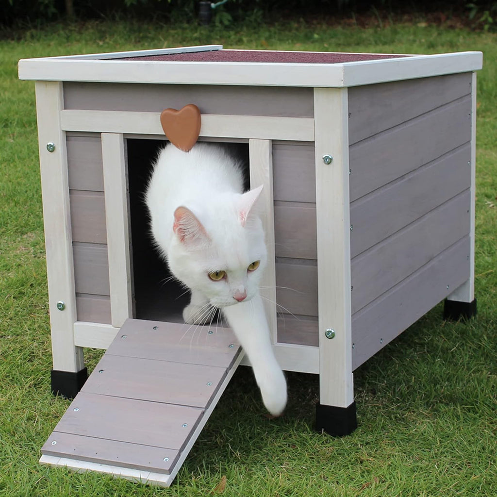 Weatherproof Wooden Small Pet House Pack of 2 P298692