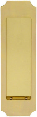 Polished Brass Pocket Door Flush Pull Y660