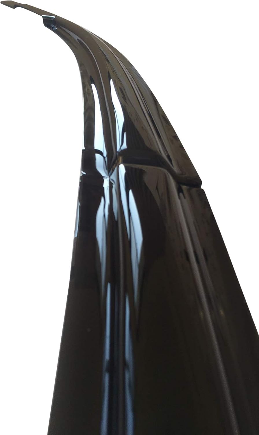 Black Tinted Side Window Vent Visor Deflectors Rain Guards Pack of 2 C5297