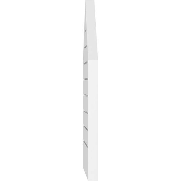 Peaked Top Surface Mount PVC Gable Vent O7255