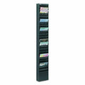 Steel Magazine Rack 23 Pocket Black B21218
