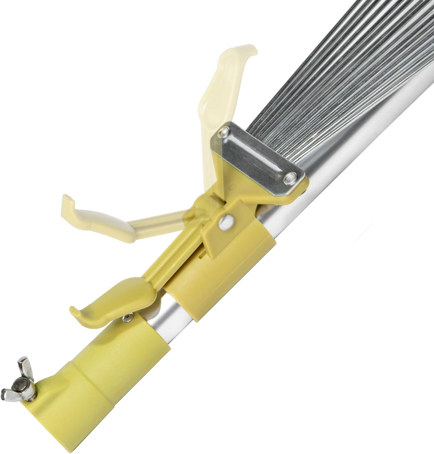 6 to 24 foot Telescopic Roof and Yard Rake Extension Pole V436