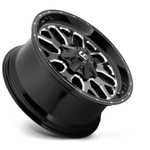 Gloss Black Milled Fuel D588 Wheel D242