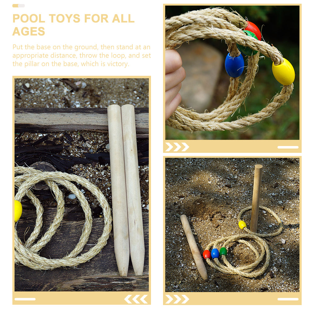 6-piece Rope Ring Throwing Game Set F611302