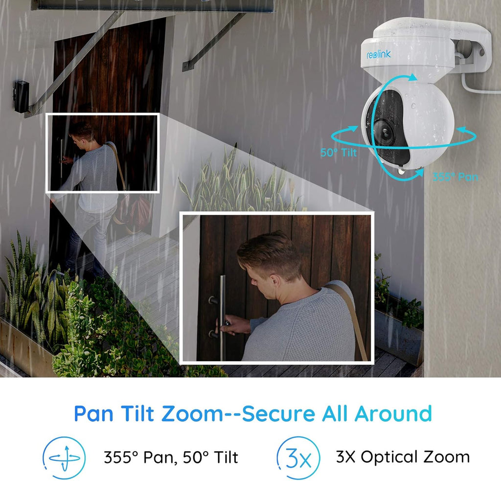 5MP HD PTZ WiFi Camera with Color Night Vision W147