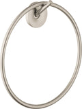 Brushed Nickel Towel Ring E159625