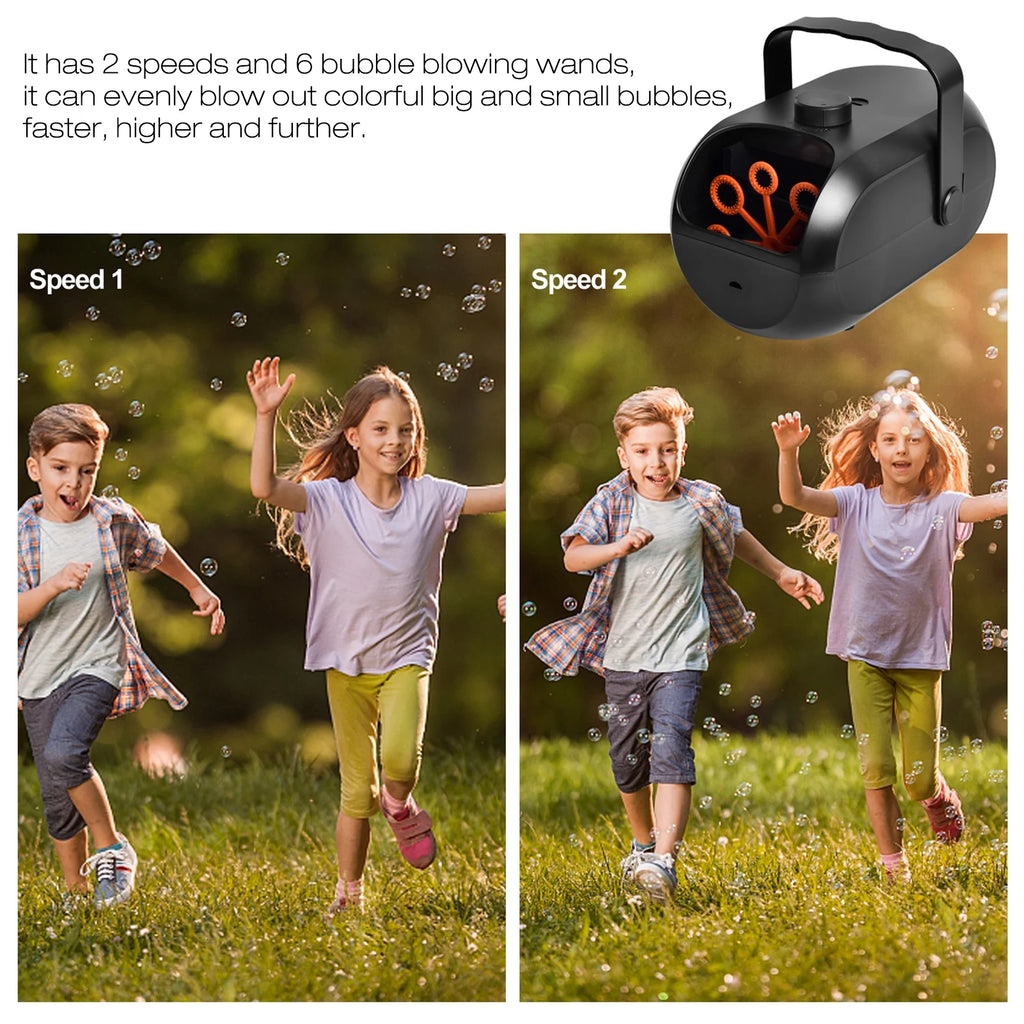 Portable Rechargeable Bubble Machine F3264