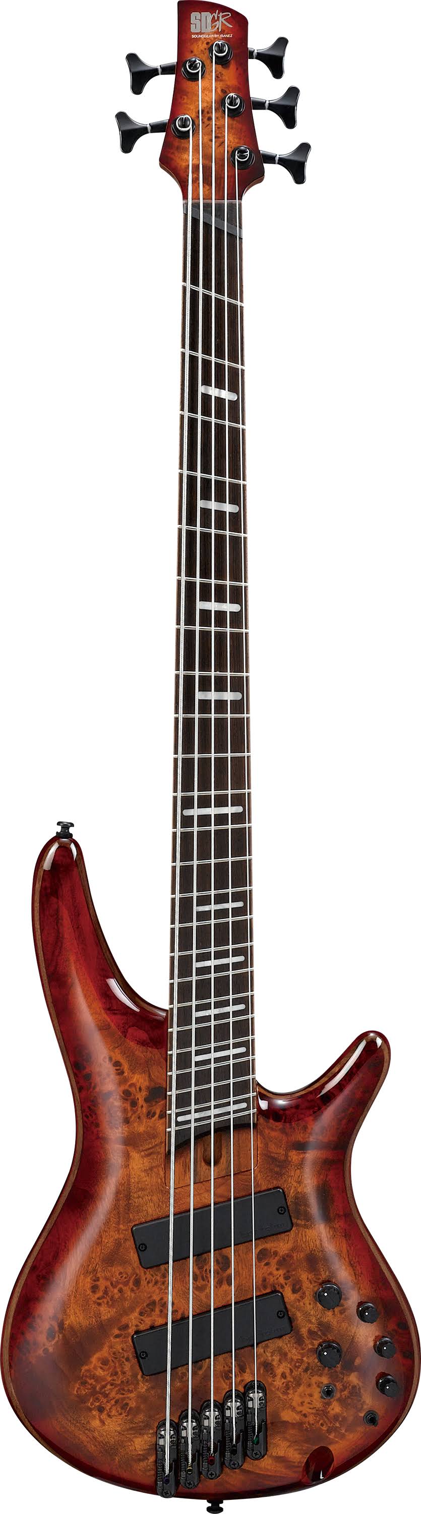 Brown Topaz Burst 5-String Electric Bass A434