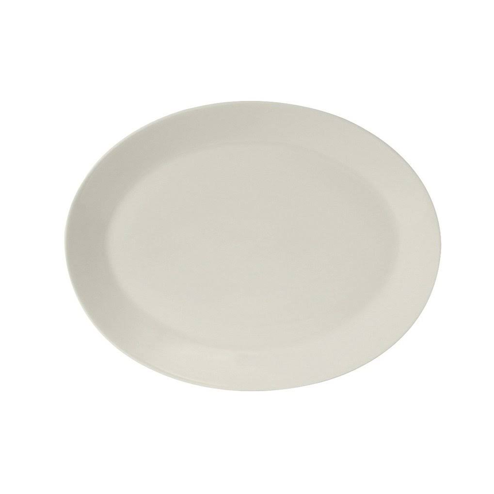 Oval Platter Pearl White, Case of 12 Q275