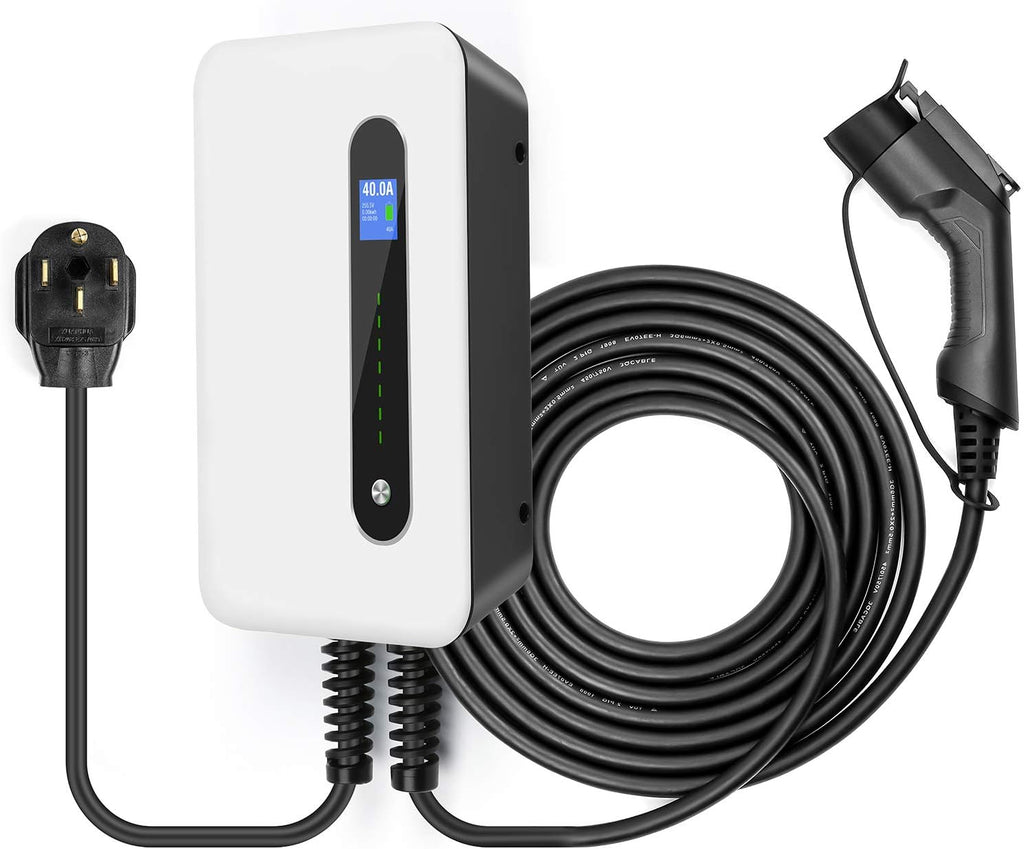 40A EV Charger Level 2 Station with 20ft Charging Cable G7247