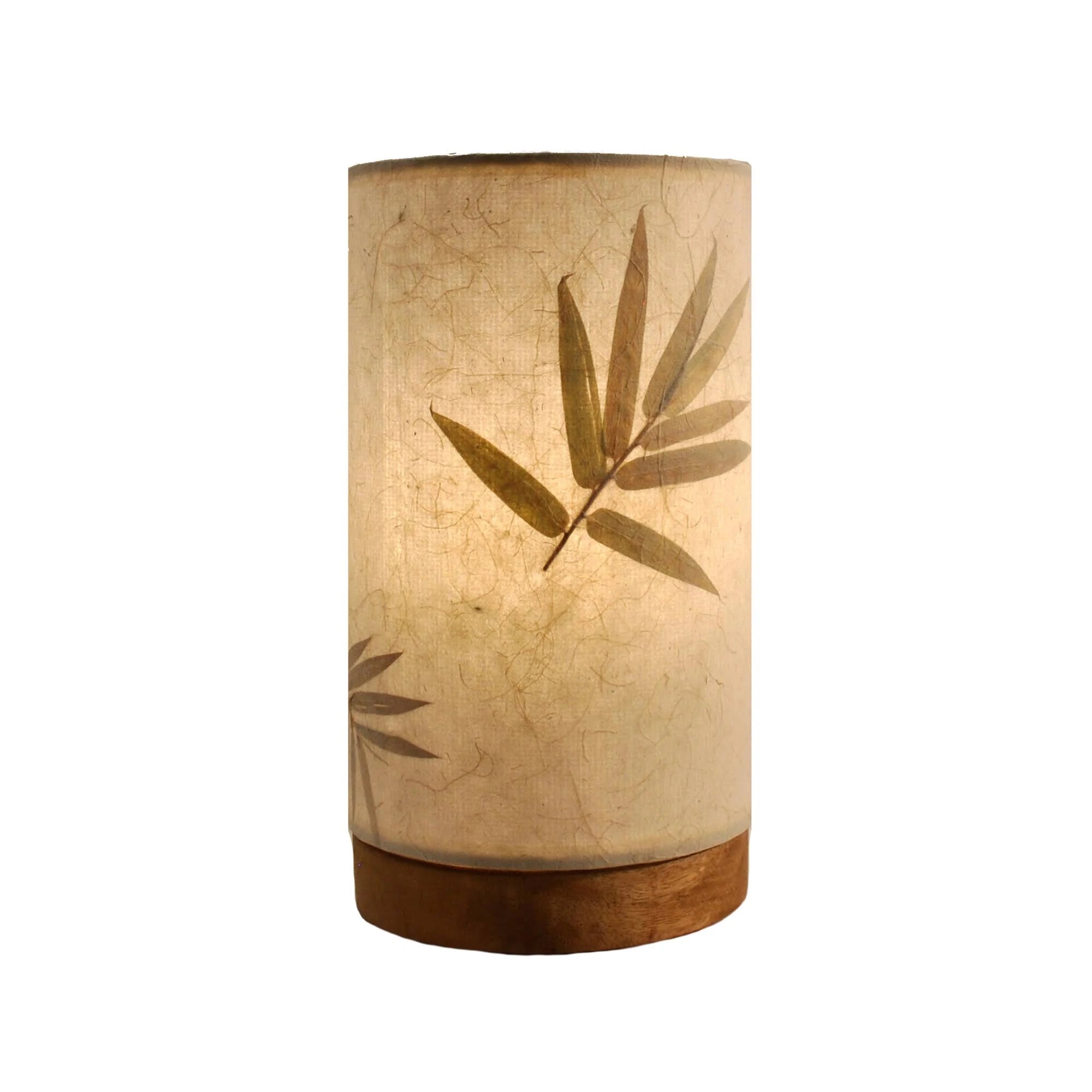 Bamboo Paper Cylinder Mini Table Lamp K5934