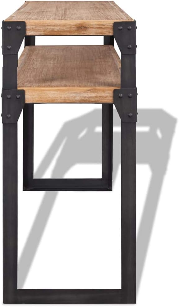 Solid Acacia Wood Console Table V5219