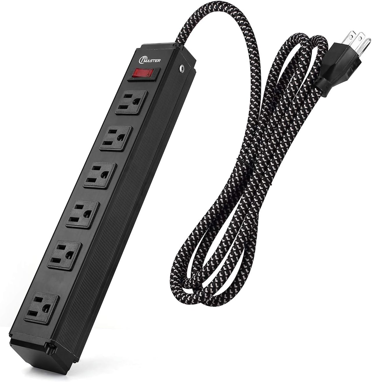 10 Outlet 2 Pack Heavy Duty Power Strip with 6 feet Extension Cord W619
