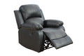 Black Reclining Sofa Set with Recliner Chair K3321