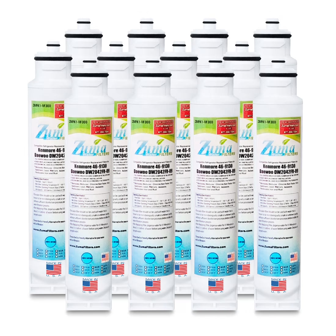 12 Pack Water and Ice Filter W817162