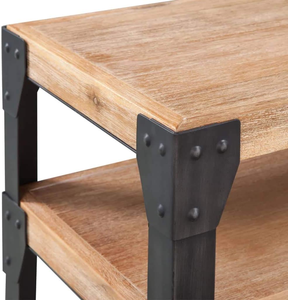 Solid Acacia Wood Console Table V5219