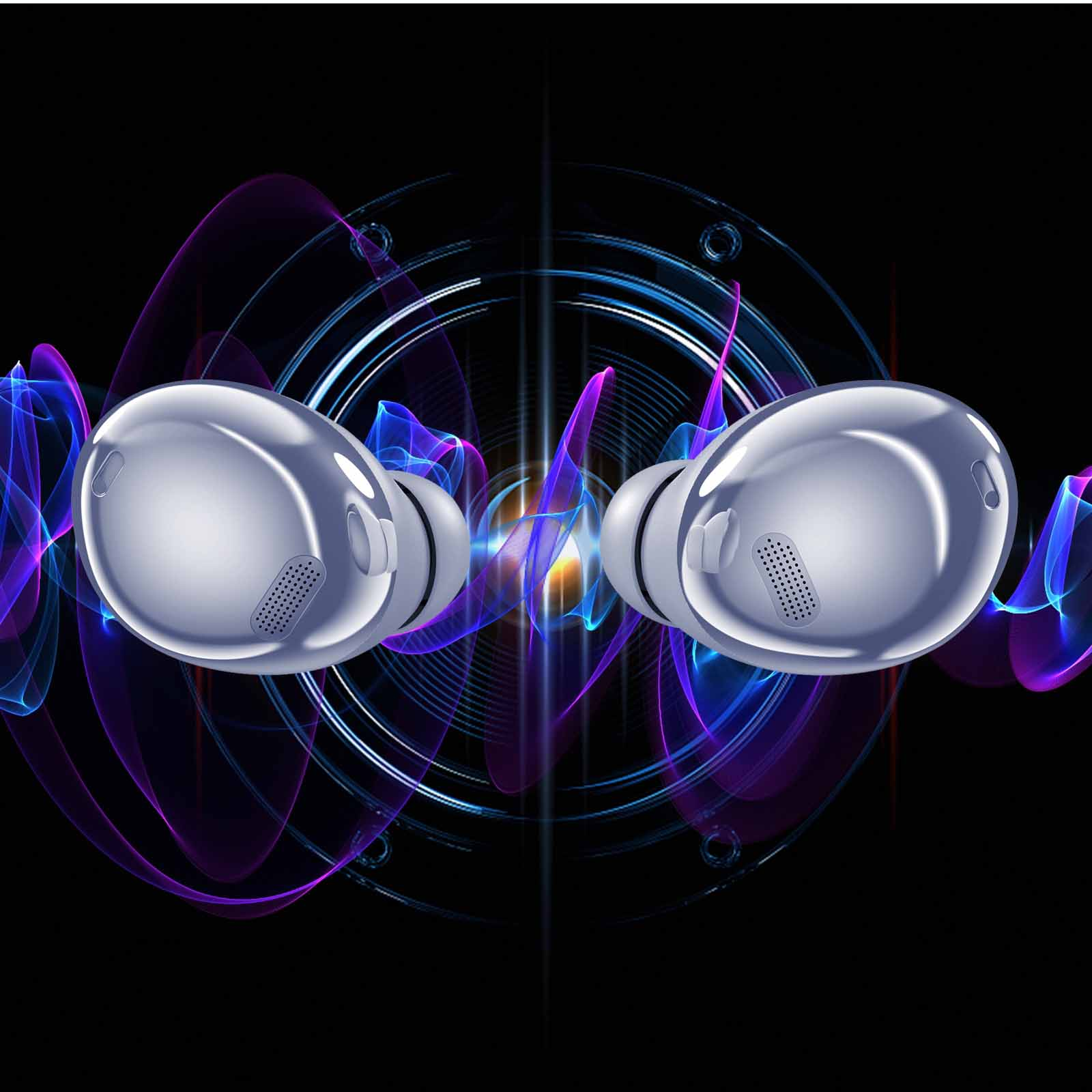 Amethyst Purple True Wireless Bluetooth Earbuds with Charging Case N960411