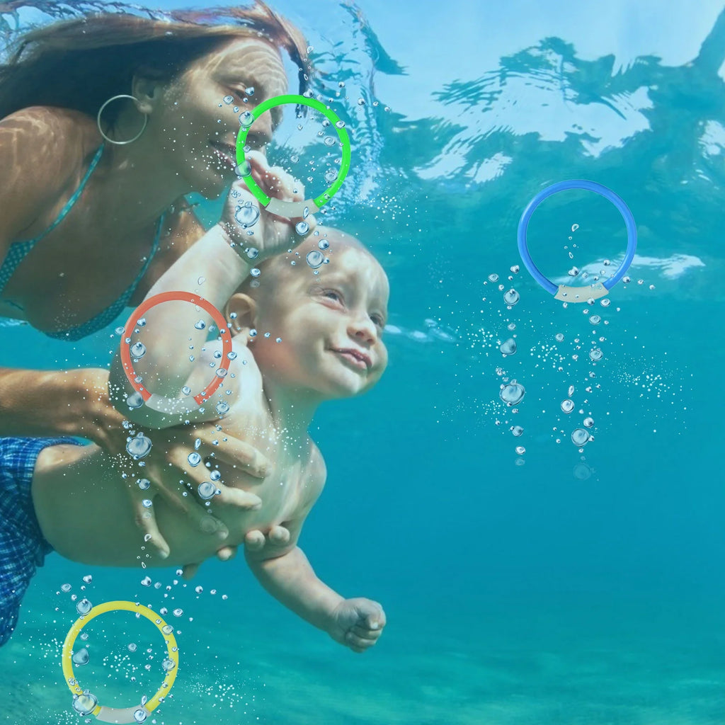 Colorful Pool Sink Ring Toy for Kids N5328