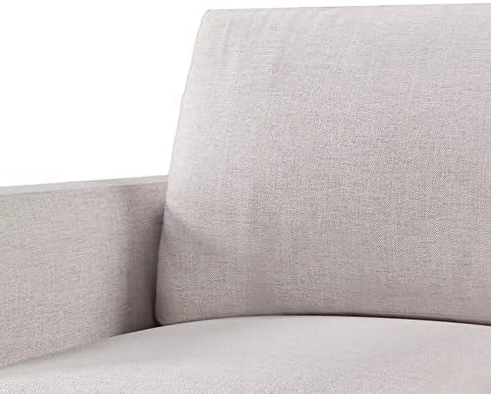Blue Linen Tufted Recliner Single Sofa K4456